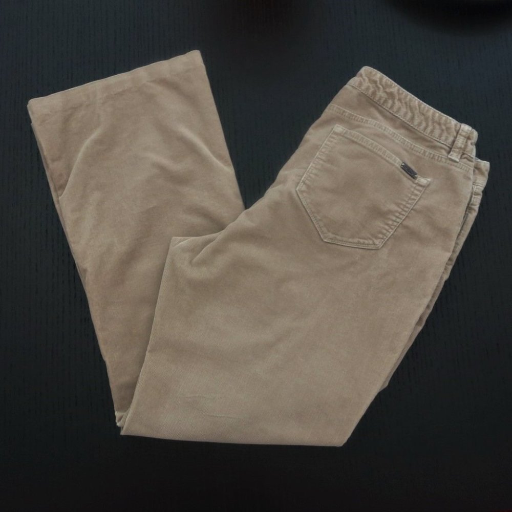 L.L. Bean FAVORITE FIT Classic Corduroy Pants Light Khaki Tan Inseam 28 Stretch